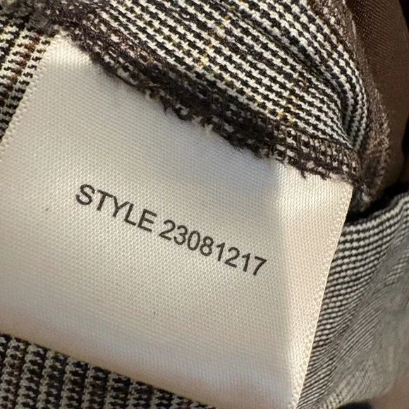 Tory Burch Glen Plaid Flare Trousers Women Sz 6 Wool Blend Wide Leg Dress Pants - Picture 15 of 16